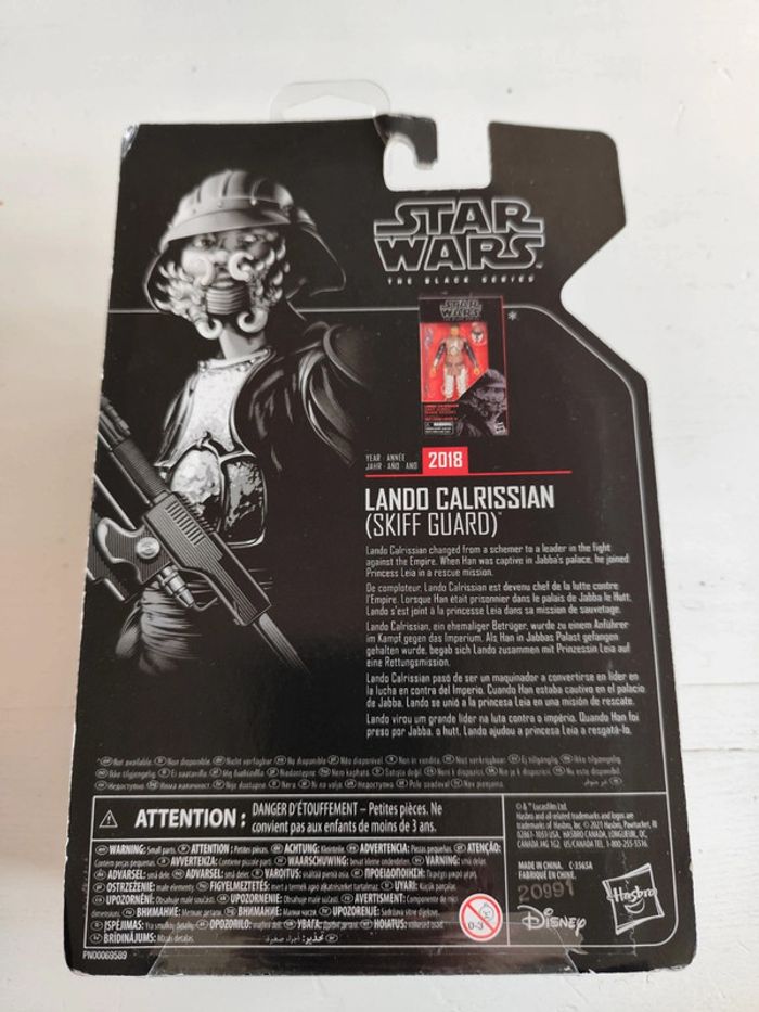 Figurine Star Wars The Black series lando Calrissian Skiff Guard - photo numéro 2