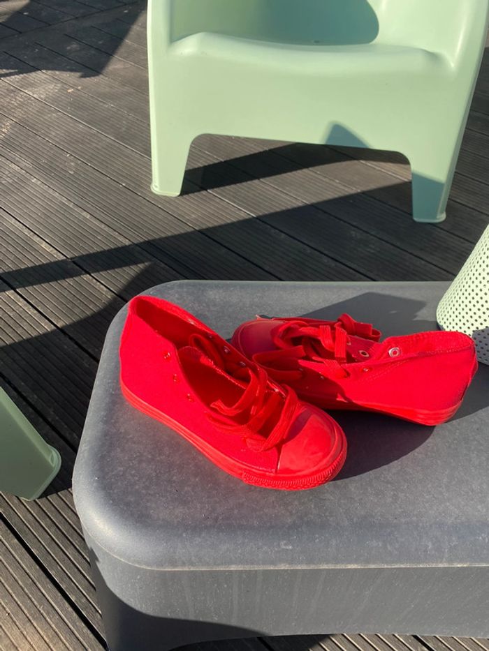 Baskets montantes en toile P31