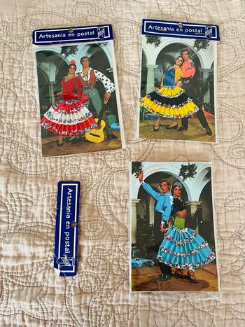 Lot de 3 cartes postales espagnole 