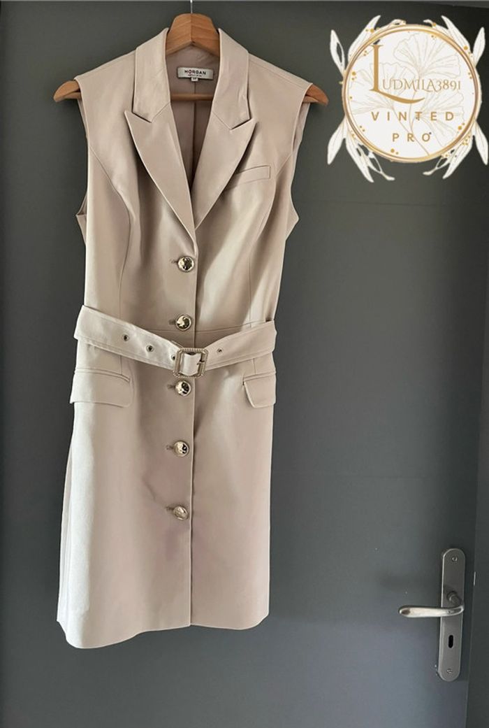 Robe tailleur beige Morgan / 221-Rkatie T40