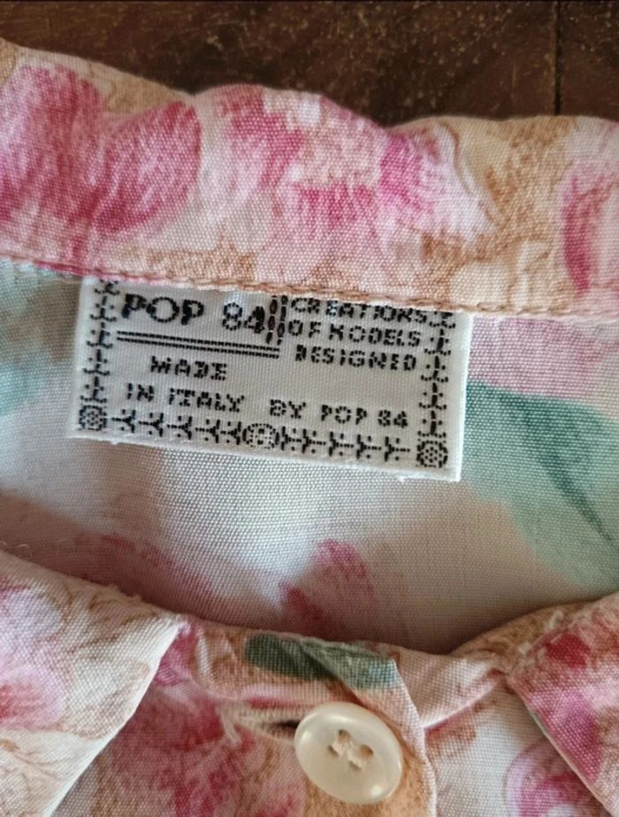 Chemisier fleuri à pinces viscose Pop 84 - photo numéro 9