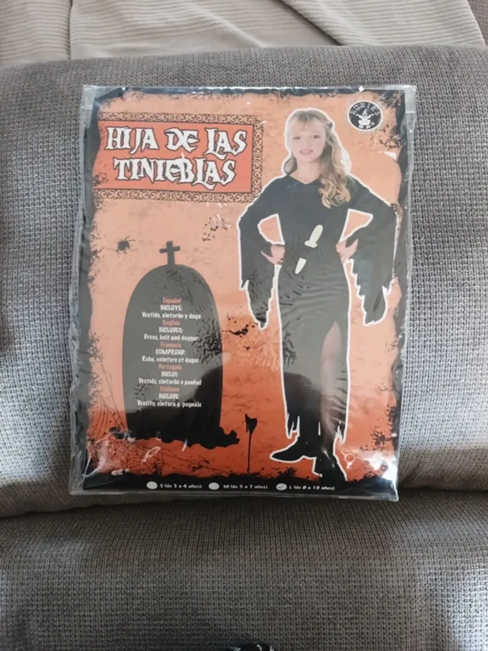 Déguisement fille des ténèbres idéal pour Halloween - photo numéro 2