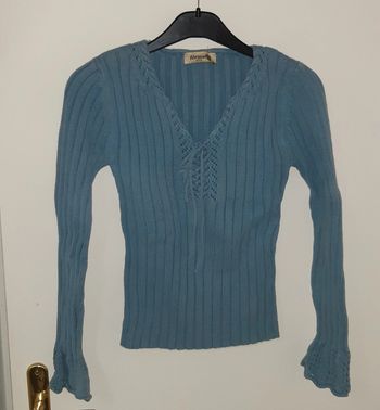 T-shirt laine manches longues