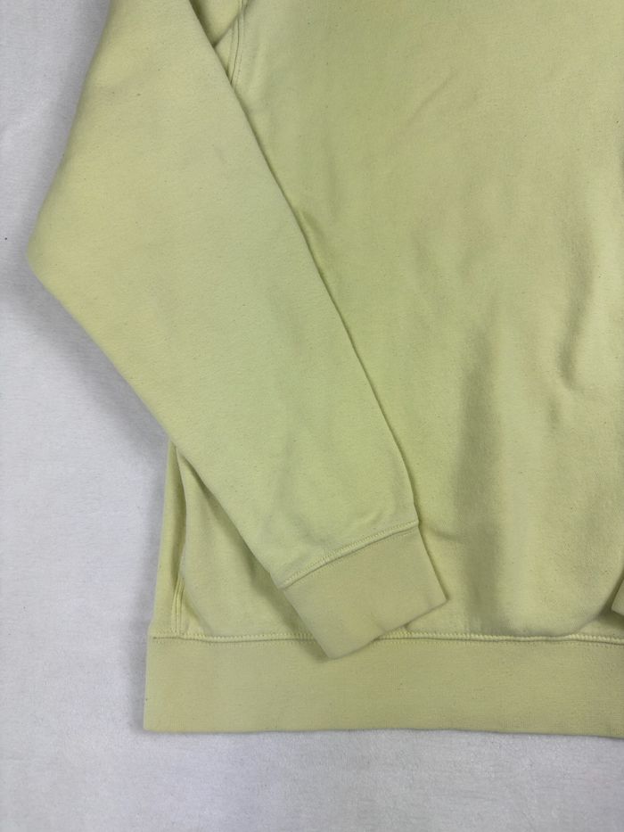 Pull Hoodie Nike jaune pastel homme taille M sweat à capuche logo brodé 02825 - photo numéro 6