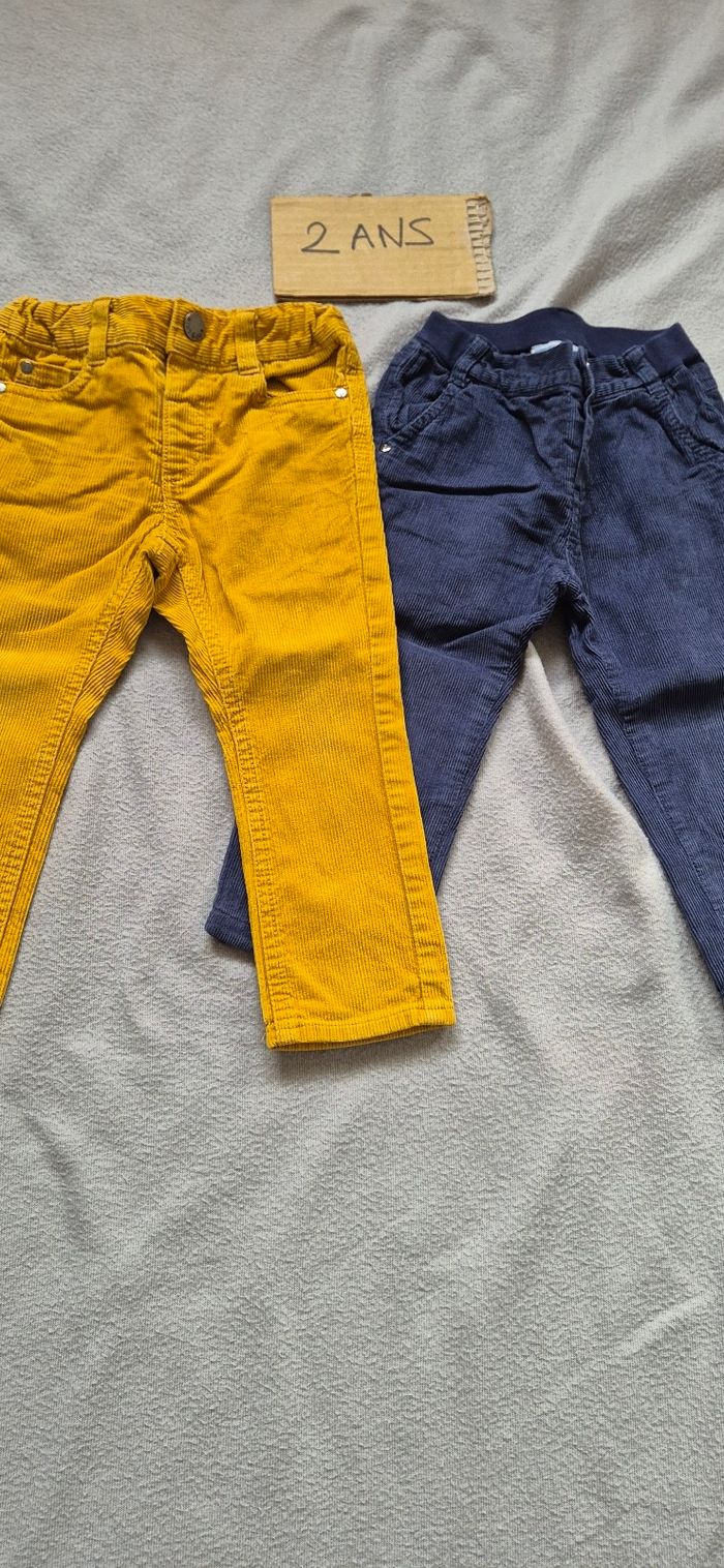 Lot 2 partons 24 mois velours