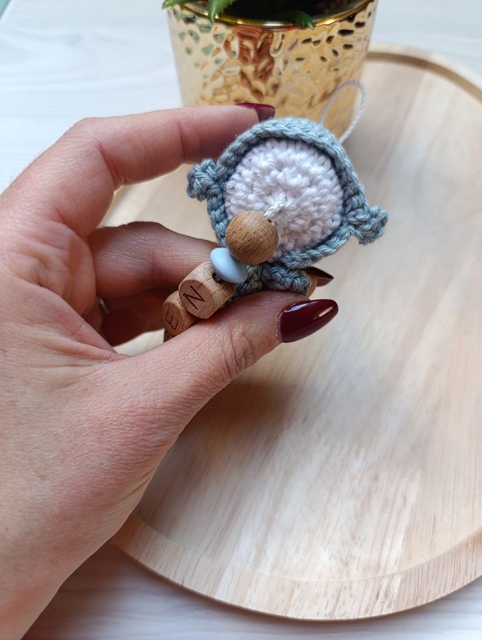 Attache tétine crochet baleine - photo numéro 4