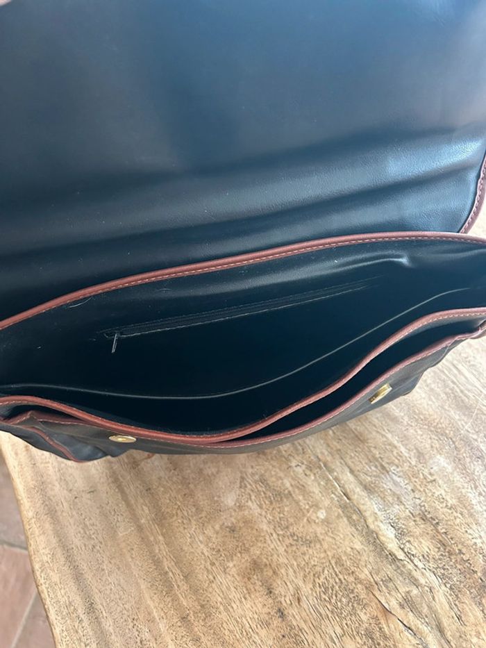 Cartable en cuir CB - photo numéro 4