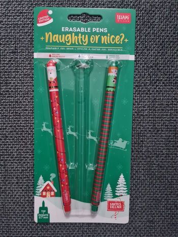 Legami Noel 2024 Père Noel Rouge + Lutin Neufs Jamais Utilisés édition plus commercialisée