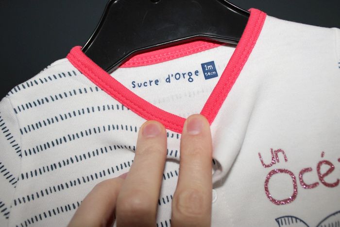 Pyjama d'été NEUF taille 1 mois 54 cm. - photo numéro 7