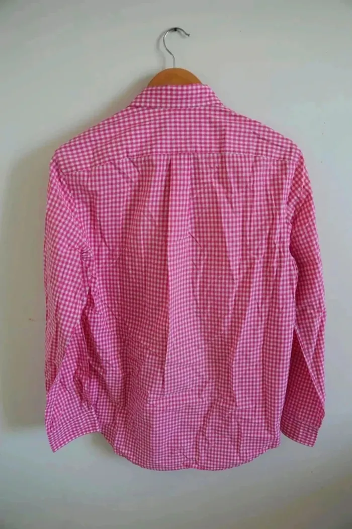 C38 Chemise à carreaux Rose Polo Ralph Lauren Taille M - photo numéro 4