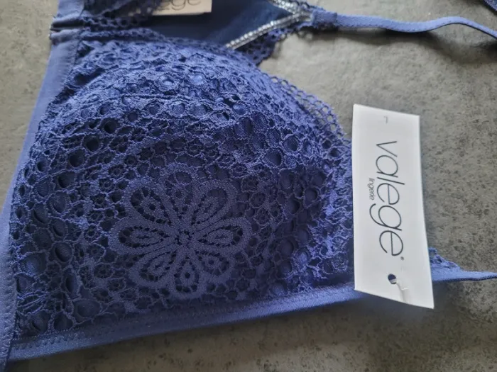 Soutien gorge Valege bleu indigo L neuf avec étiquette - photo numéro 3