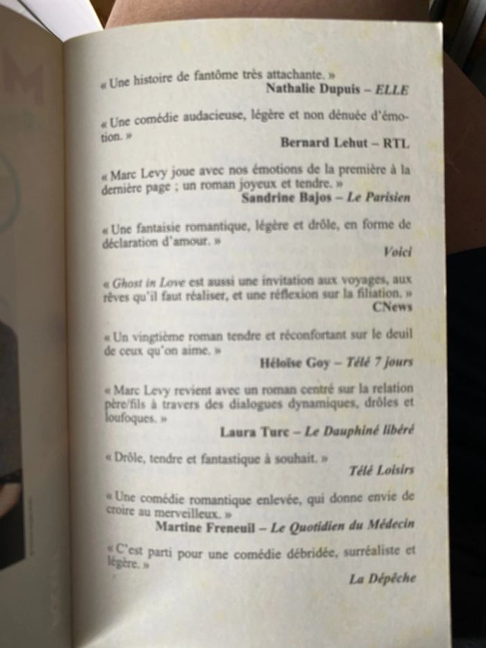 ghost in love-un roman, marc levy - photo numéro 3