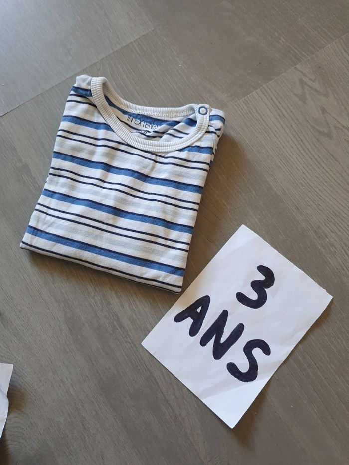 Maillot t-shirt 3ans garçon