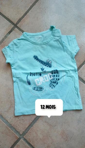 T-shirt Kiabi crocodile