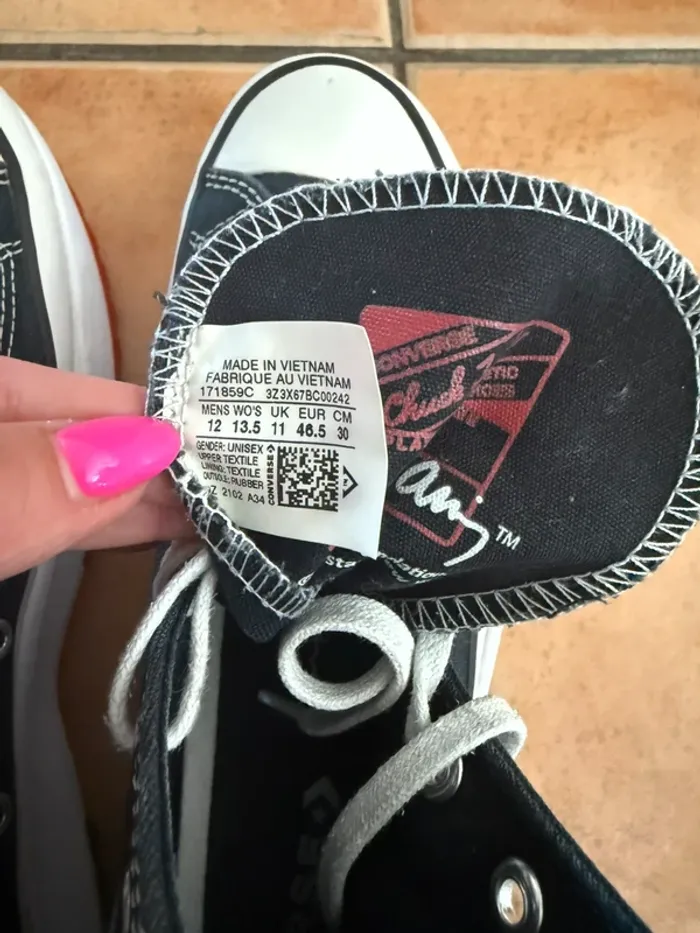 Converse Run Star Hike x Keith Haring edition limitée taille 46,5 - photo numéro 4