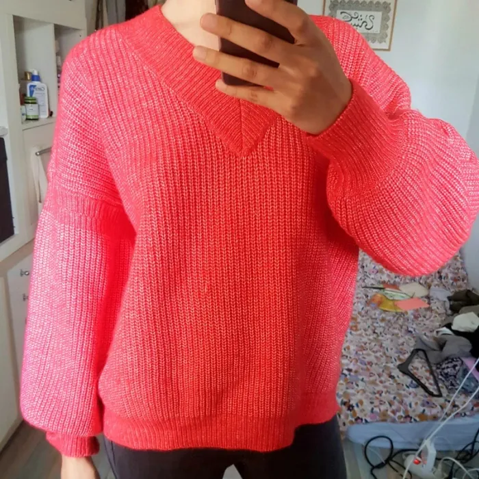 Pull rouge cozy asos design taille 40 NEUF - photo numéro 2