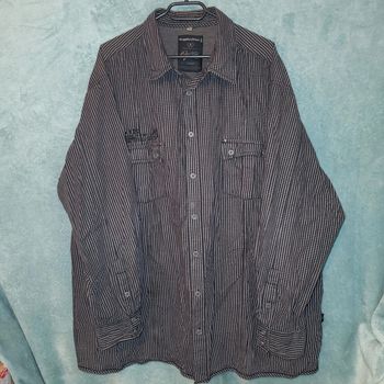 Chemise manche longue - Logo Brodé 👔 Angelo Litrico - Taille 4XL