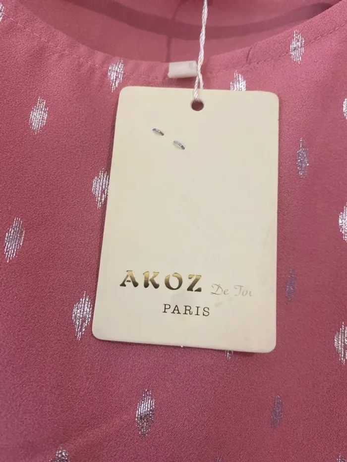 Blouse rose argente - photo numéro 8