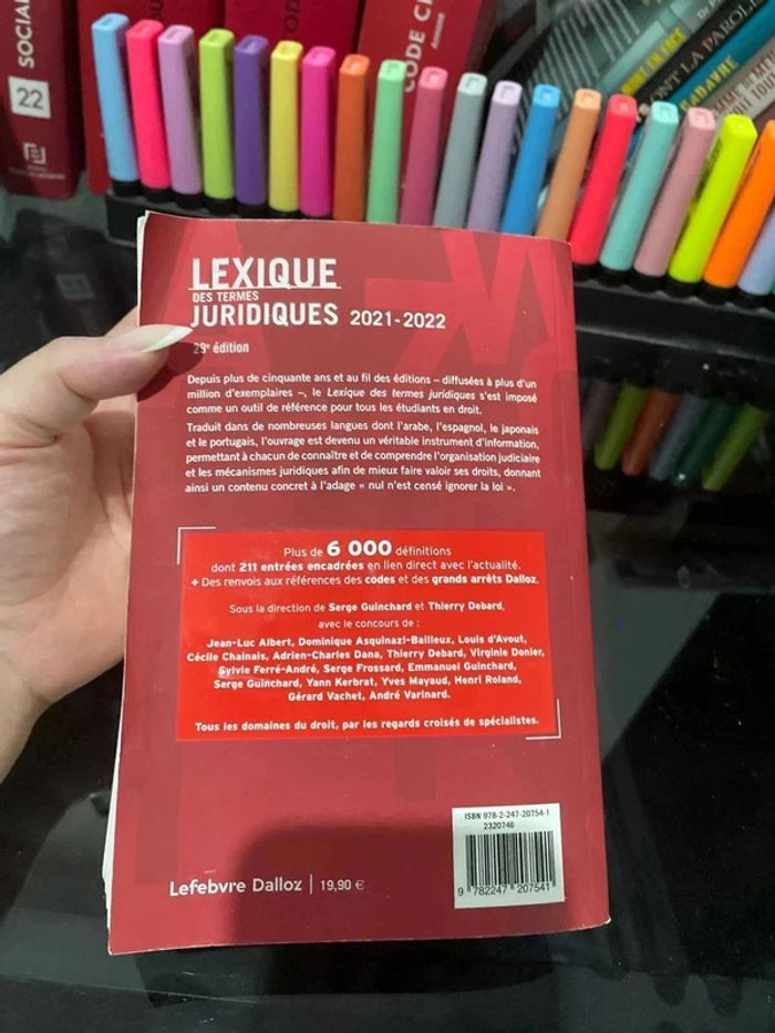 Lexique des termes juridiques - photo numéro 2