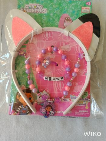 Parures avec serre tête gabby chat