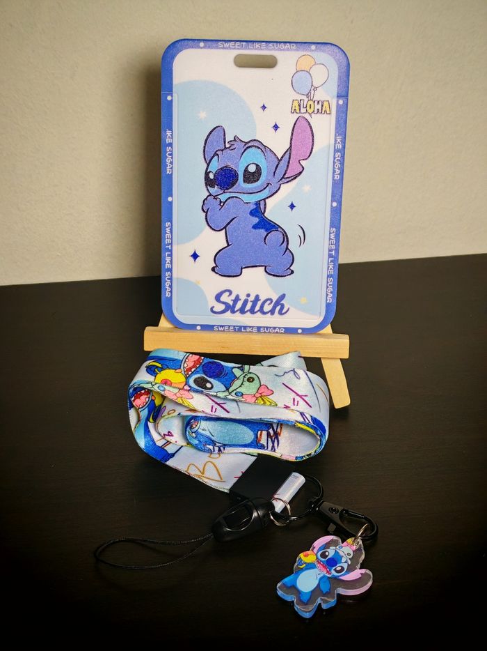 Porte carte Stitch. - photo numéro 1