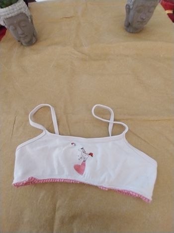 brassière licorne 4/5 ans