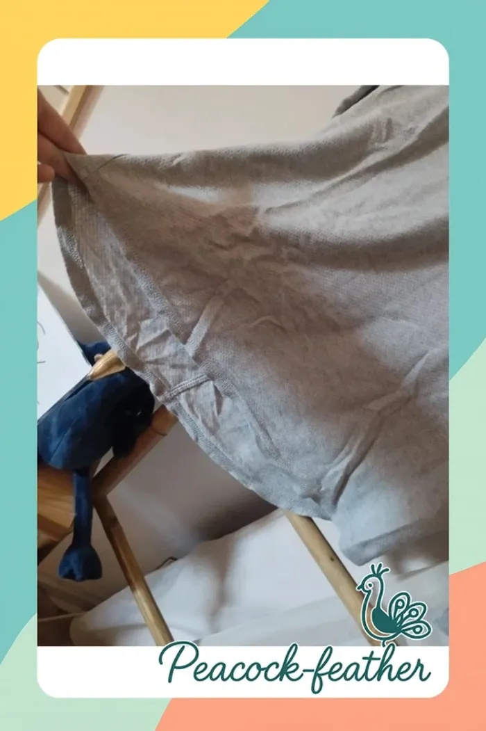 Pull h&m homme S/36 gris - photo numéro 2
