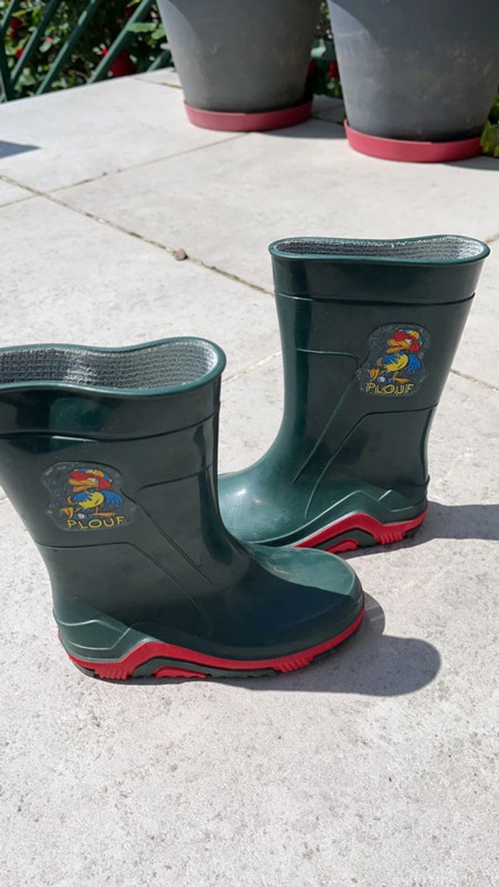 Bottes pluie plage mixte plouf - photo numéro 3