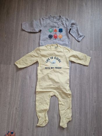 Lot pyjama légers 12 mois