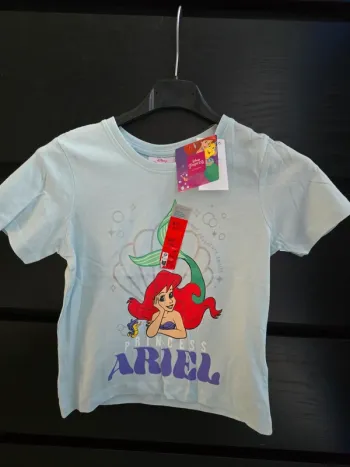Tee-shirt bleu clair Ariel Disney