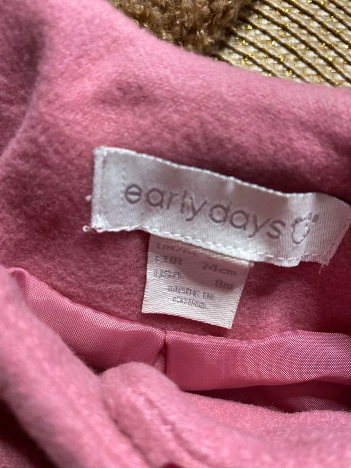 Manteau & bonnet 9 mois - photo numéro 2