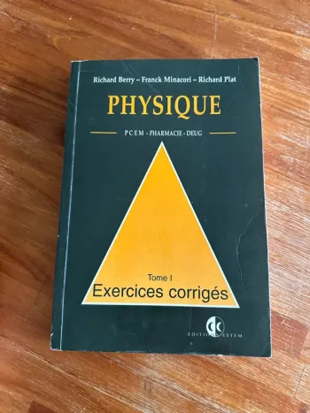 Livre physique, tome 1