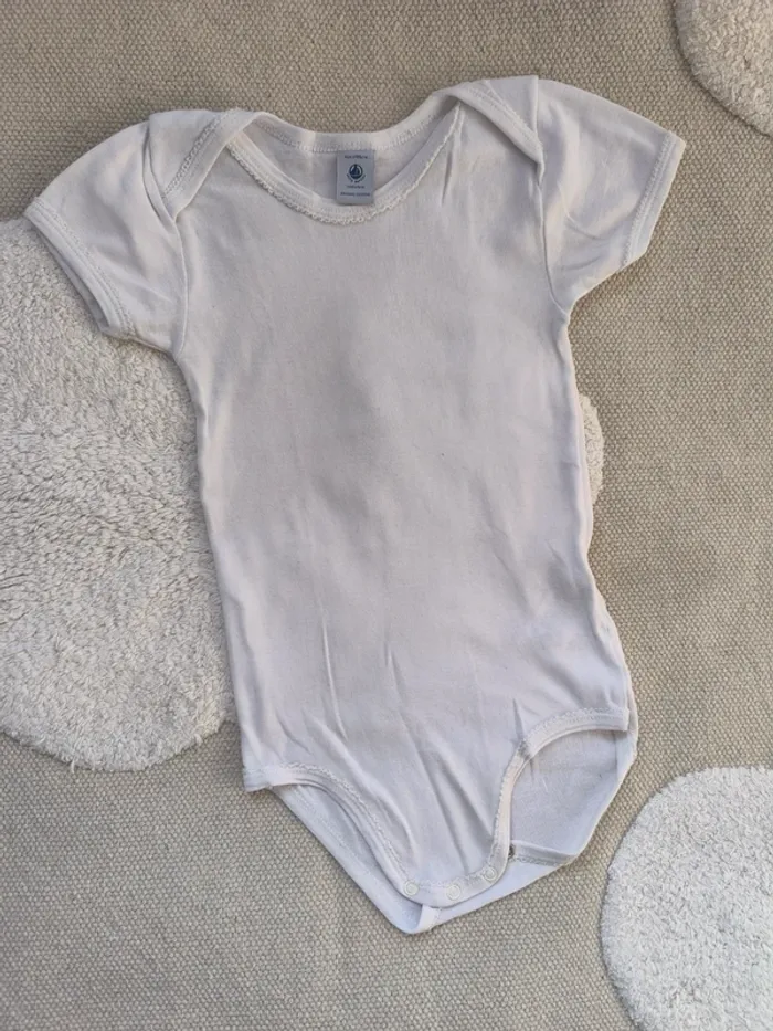 Body blanc Petit Bateau – 4 ans – Bon état