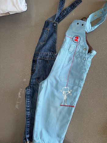 Lot de 2 salopettes 24 mois