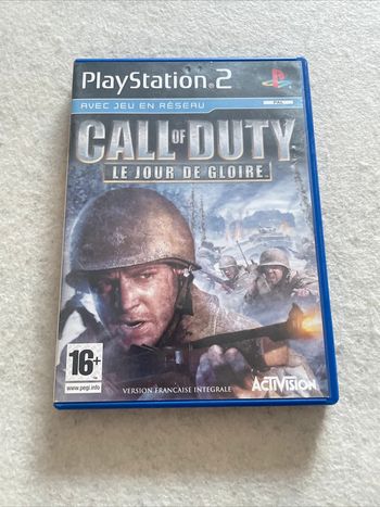Call of Duty Le Jour De Gloire Jeu Playstation 2 PS2 Complet FR