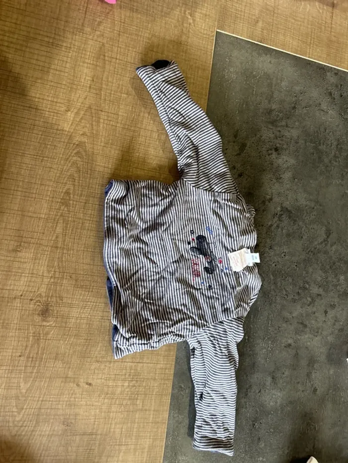 Veste épaisse bebe garçon taille 3 mois, p’tit bisous - photo numéro 5