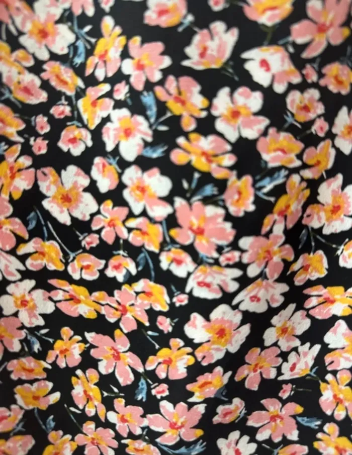 Jupe porte-feuille motif fleurs Only - photo numéro 4