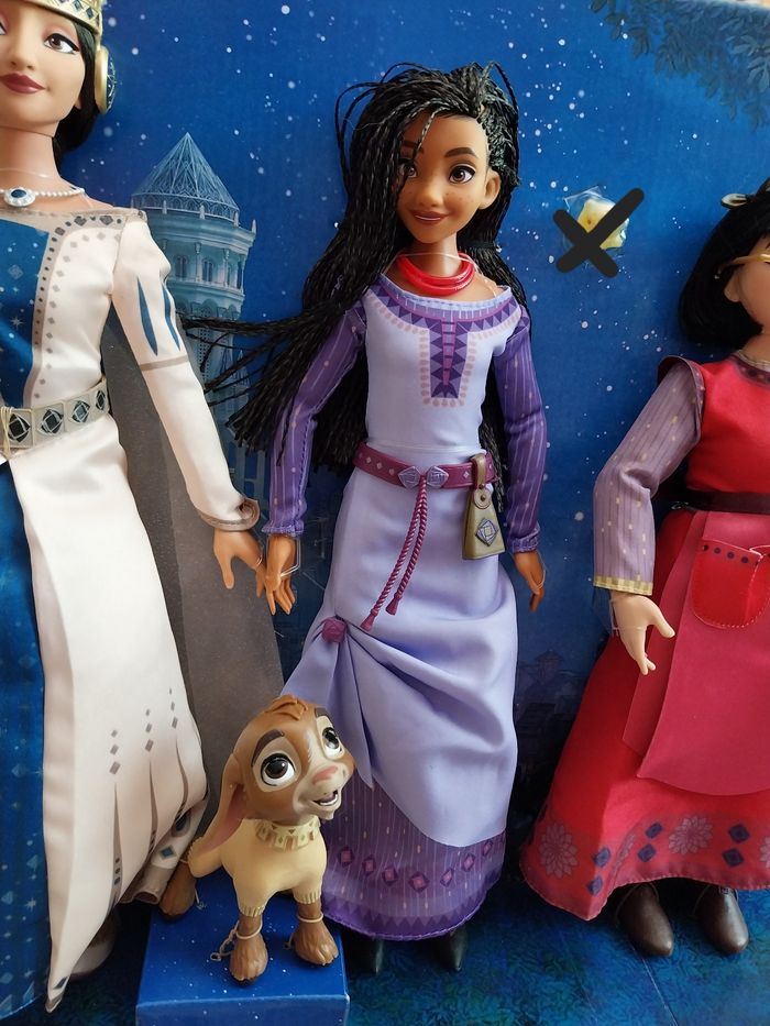 Poupée Disney Asha et Valentino Wish : Asha et la Bonne étoile - Coffret Disney