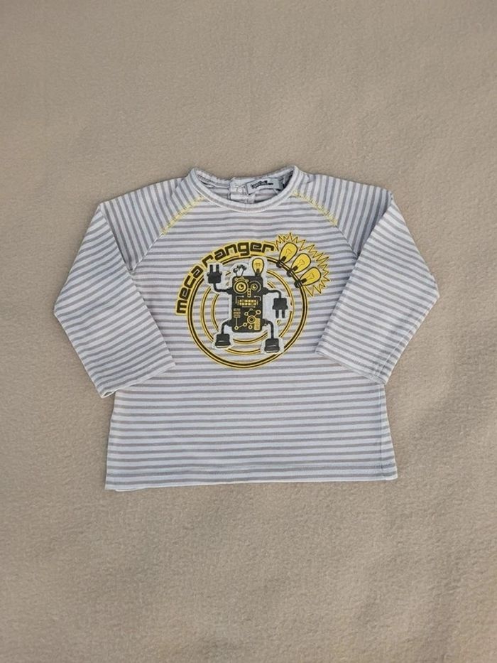 t-shirt manches longues 12 mois 74 cm