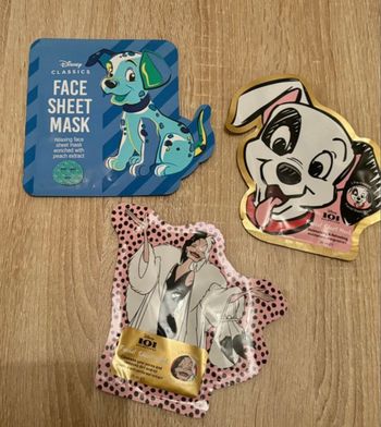 Lot de 3 masques Dalmatiens 