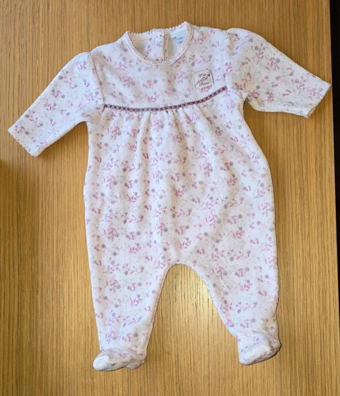 Pyjama fleuri style Liberty Naissance P'tit Bisou