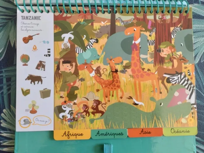 Livre jeu Cherche et trouve autour du monde - photo numéro 3