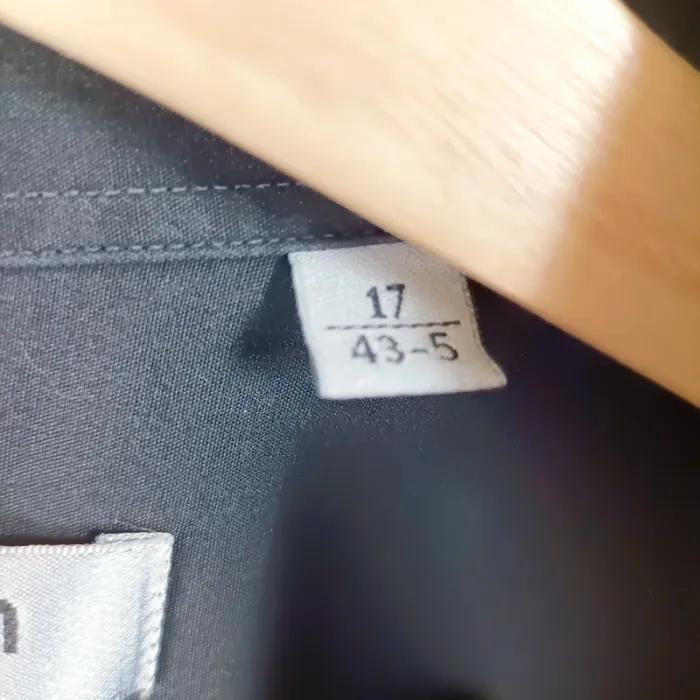 Chemise homme Pierre Cardin grise classique manches longues taille 43/44 coton A1479 - photo numéro 7
