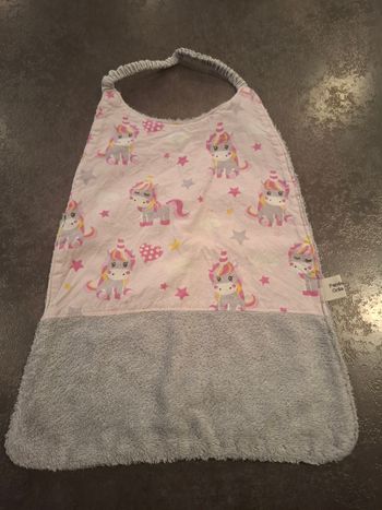 Bavoir enfant licorne – éponge absorbante