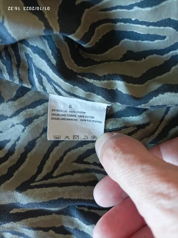 Veste militaire 3/4, taille S/36 - photo numéro 4