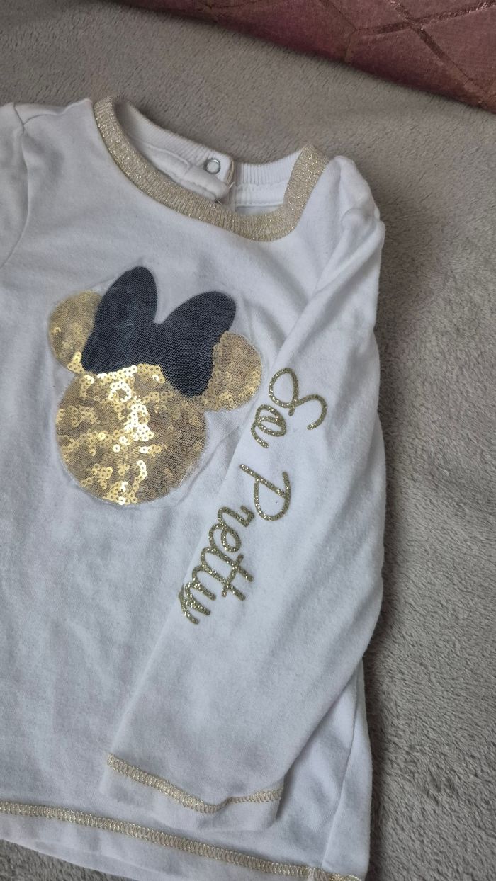 Tee-shirt minnie 6mois - photo numéro 4
