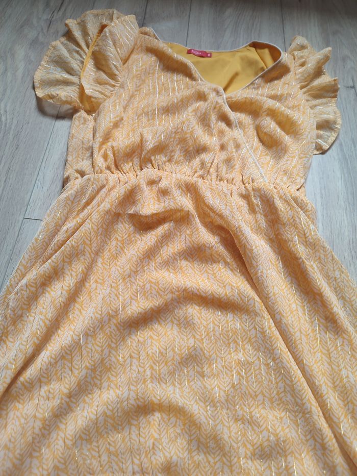 Robe jaune Tissaia - photo numéro 2