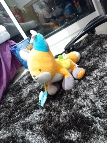 Peluche d'éveil renard Nature et Découvertes