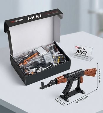 TPSOON AK47 Collector's Edition - 1321 pièces - 90cm - Neuf