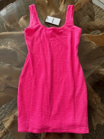 Robe rose fluo Bumpro femme M